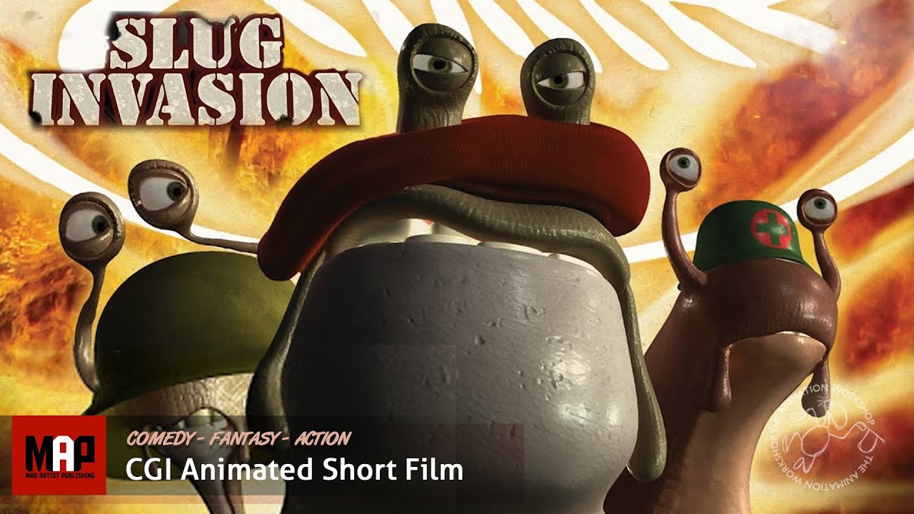 Funny Action CGI Animated Short Film ** SLUG INVASION ** War Fantasy by The Animation Workshop Team