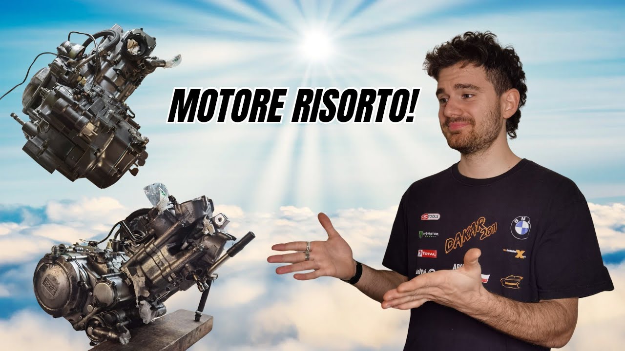 E ORA ABBIAMO IL MOTORE  🔥- disastri a due ruote - Aprilia Pegaso 650 strada Ep4