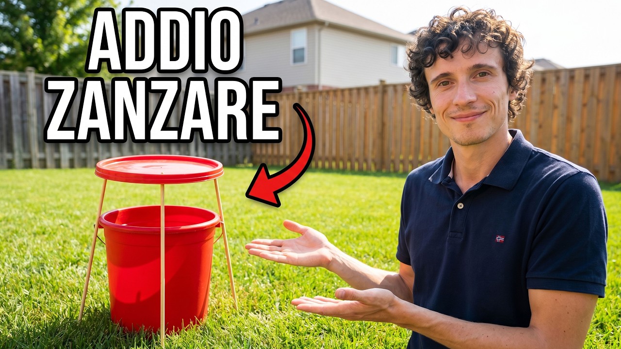 Zanzare in GIARDINO? Risolvi DEFINITIVO con 5 Euro!