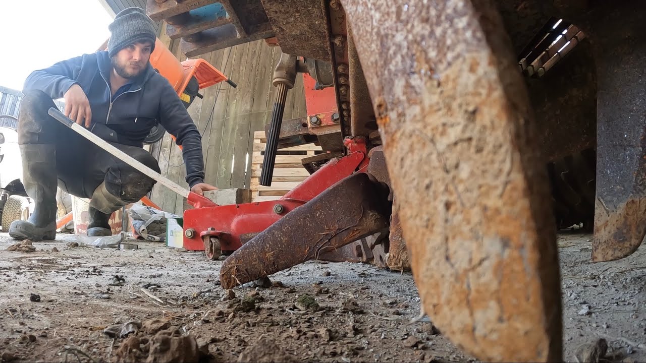 Repairing power Harrow for spring