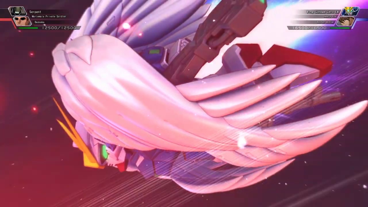 SD Gundam G-Generation Cross Rays - Wing Gundam Zero EW All Animations
