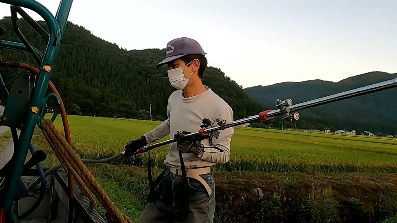 いもち、カメムシ同時防除