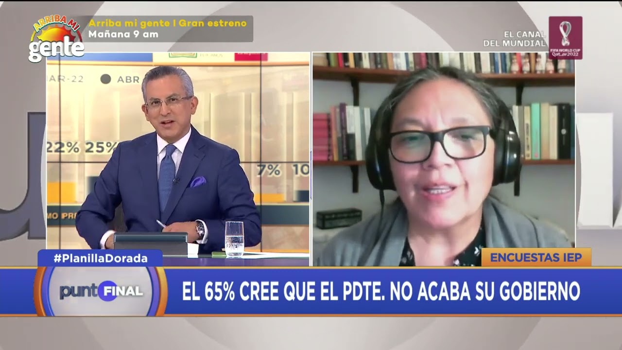 Desaprobación presidencial llega al 67% según encuesta de IEP
