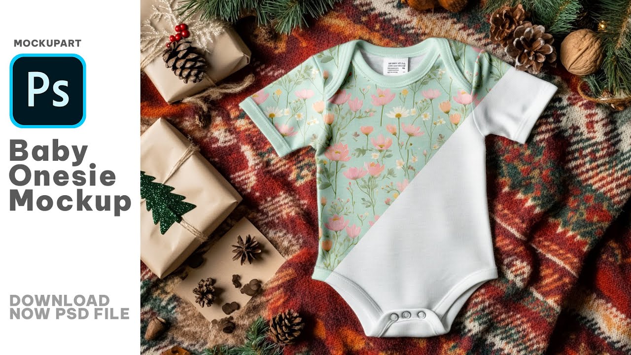How to Make a Onesie Mockup in Photoshop | Photoshop Tutorial