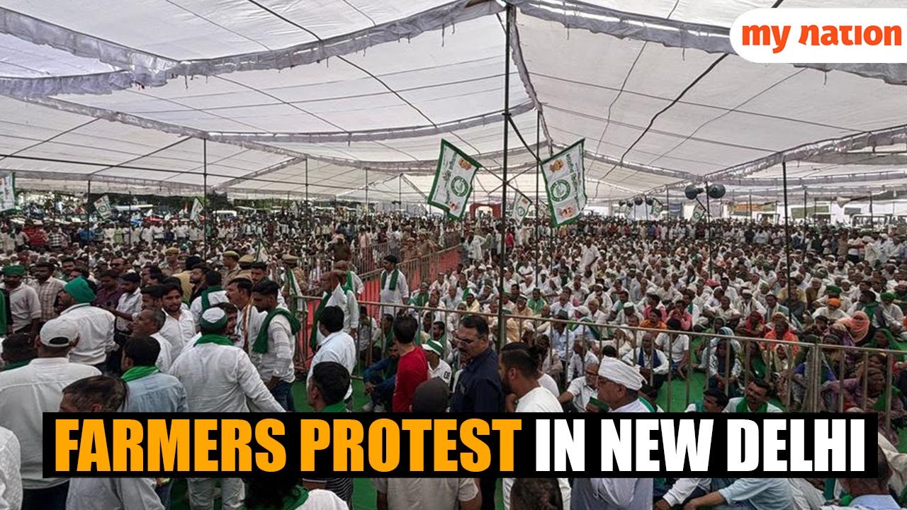 Farmers Protest in New Delhi: Key Demands for Land Compensation & Employment Benefits