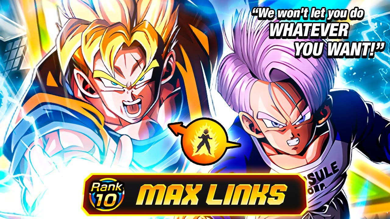 WTF HE IS A DEMON!!! LR AGL SSJ Gohan Trunks EZA 100% First Look Max Links | DBZ Dokkan Battle