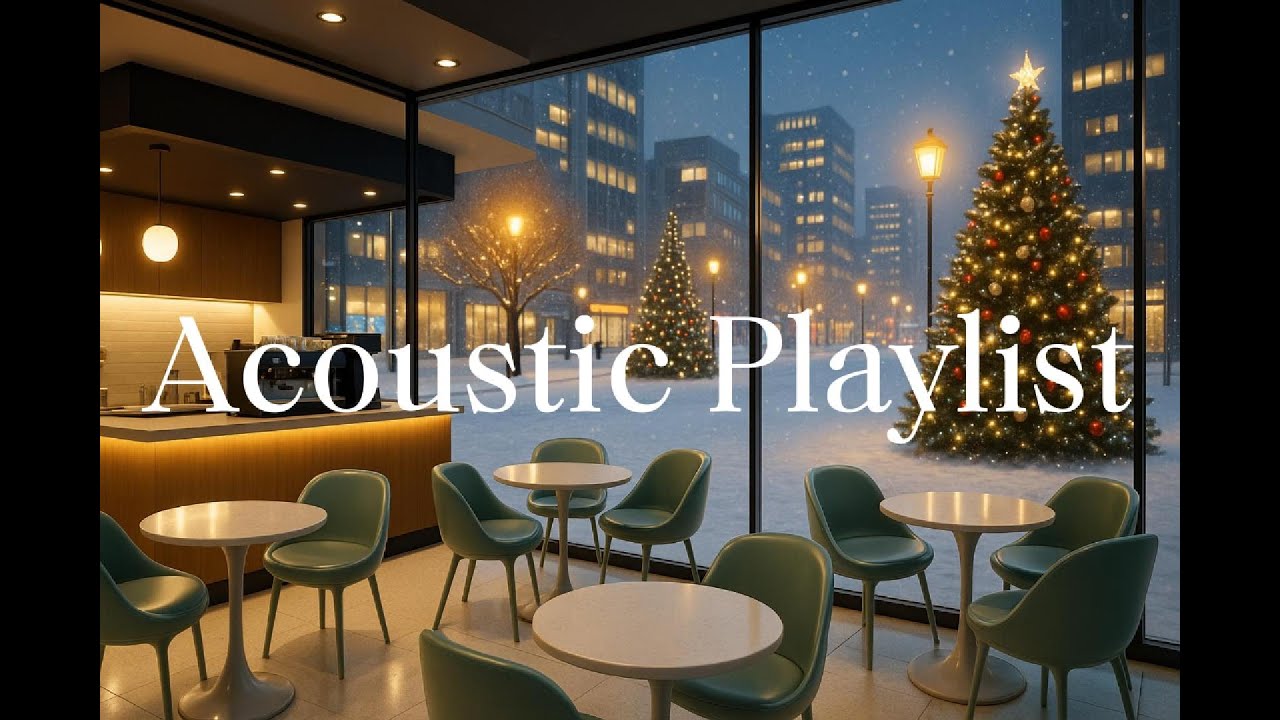 🎄Christmas Acoustic Cafe Playlist (1 Hour of Winter Cafe music) | 겨울 감성 크리스마스 어쿠스틱 팝송 카페 음악
