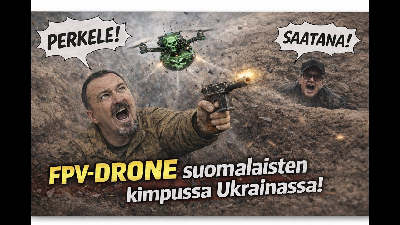 FPV-дрон атаковал двух финнов – окопы не обеспечивают защиты.
