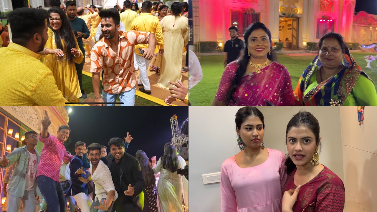 Haldi and Sangeet night 😍