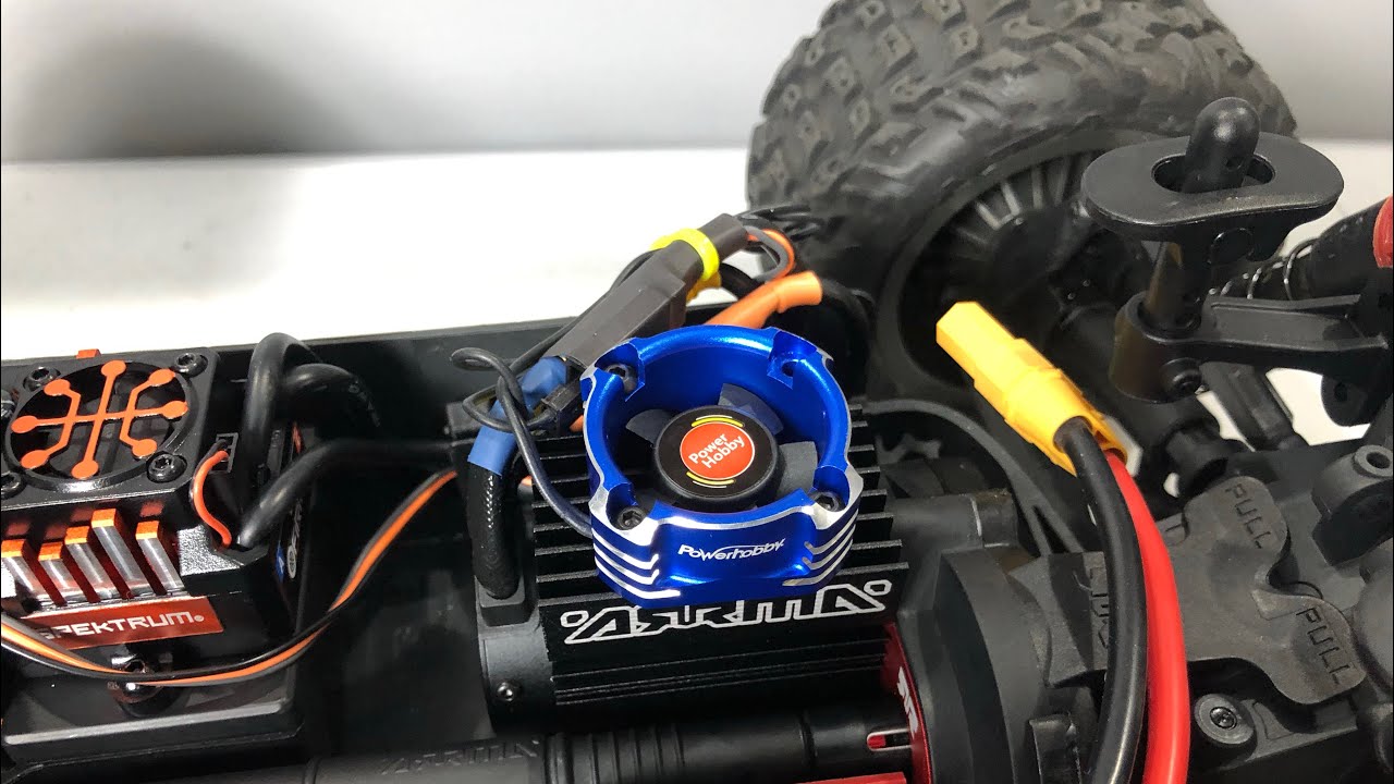 Arrma Vortek Powerhobby Booster 30x30 High Speed Aluminum RC Cooling Fan 30mm installation | UD RC