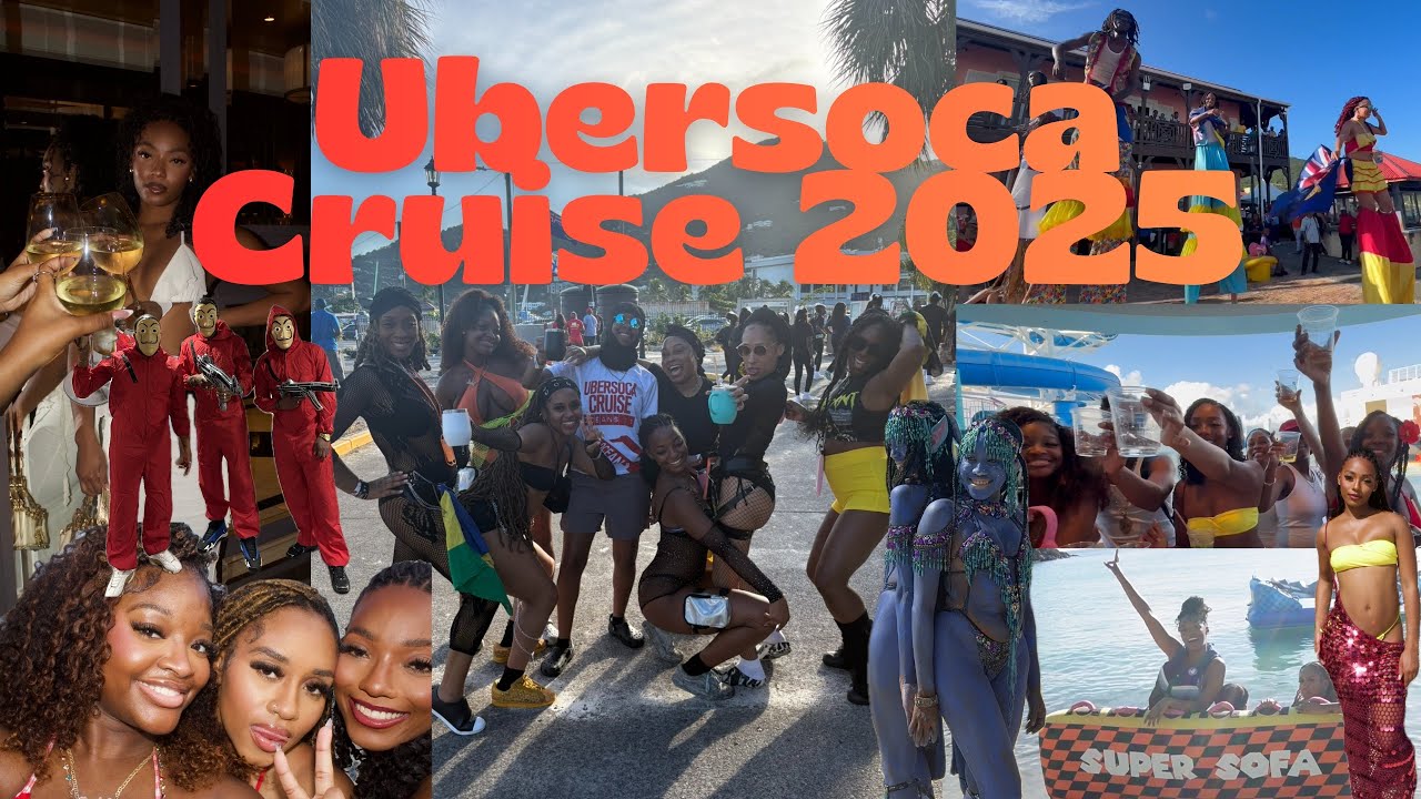 We Went on Ubersoca Cruise 2025 🌴 | Concerts, Themed Nights, J’ouvert & Island Stops