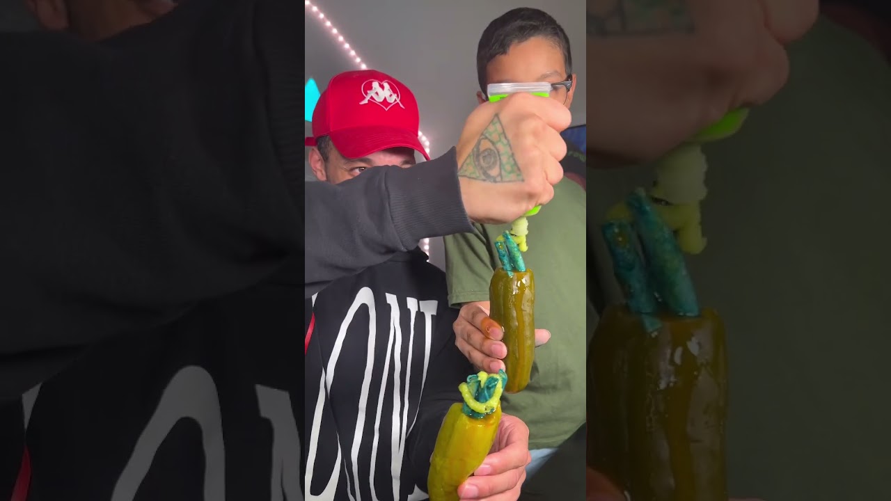 Warhead Pickle Challenge w/ my son!! #sourkingdrew