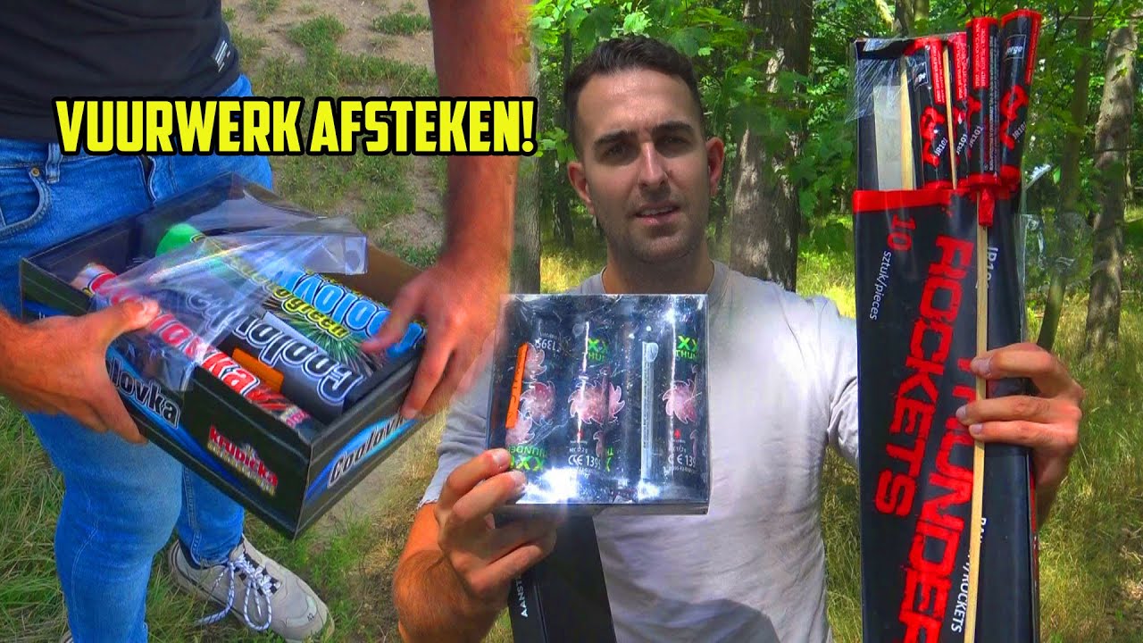 Vuurwerk AFSTEKEN in  TSJECHIE!