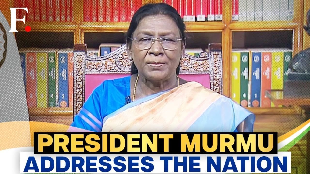 India's President Droupadi Murmu Addresses the Nation on the Eve of 77th Republic Day | N18G