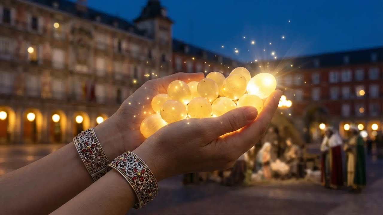Las Doce Uvas de la Plaza Mayor | Música Navideña Cinemática | Nochevieja en Madrid