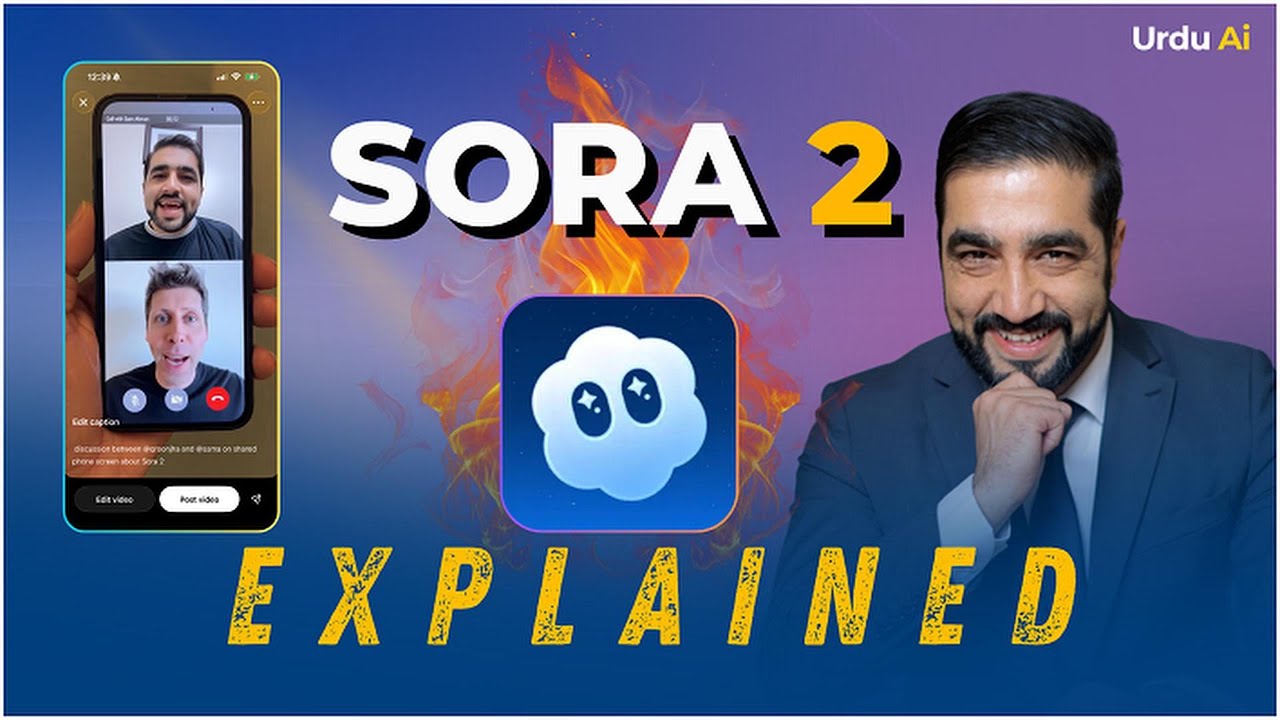 Sora 2 Explained in Urdu | Full Guide to OpenAI’s AI Video Tool (Cameos, Prompts, App) | Urdu Ai
