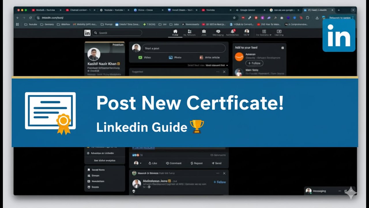 How to Post on LinkedIn About a New Certificate (Quick & Simple)
