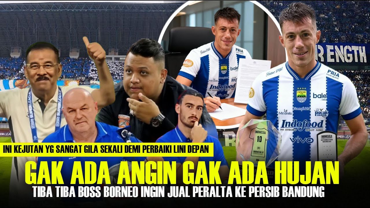 Kejutan Sangat Mendadak!! Tiba Tiba Persib Umumkan Peralta Gabung demi Perbaiki Lini Depan yg ManduL