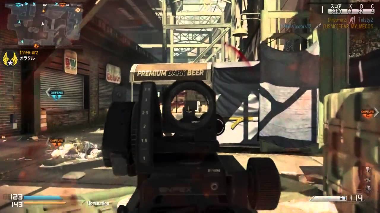【PS4:CoD Ghosts】マルチプレイ動画vol.10【DOM】
