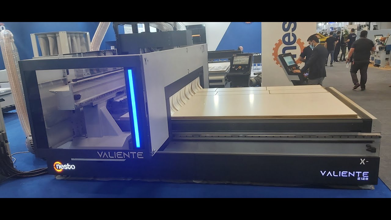 Centrum obr&oacute;bcze CNC NESTO VALIENTE 2128 do nestingu