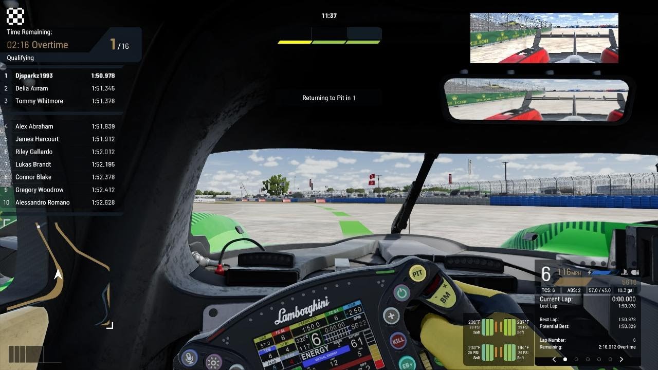 Project Motor Racing: LMDh at Sebring, Lamboghini