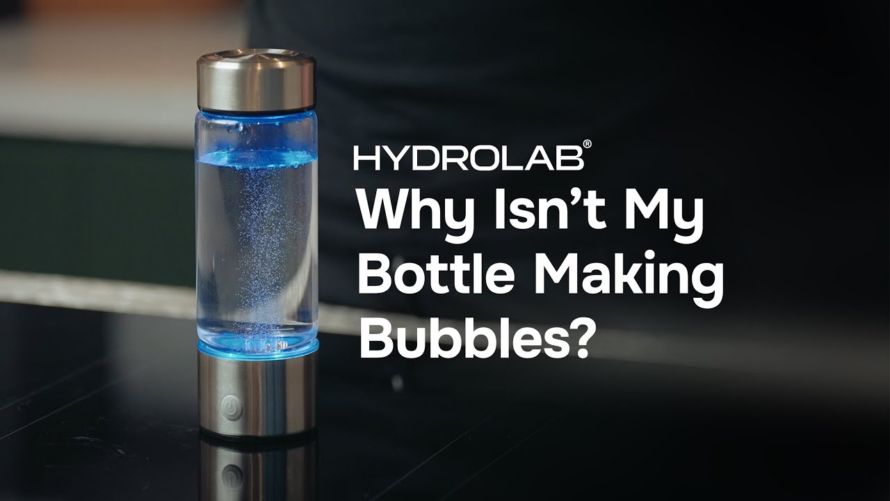 No Bubbles From My Bottle - HYDROLAB&reg; (Hydrogen Water Bottle)