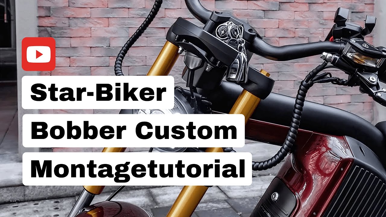 Star-Biker Bobber M8S Custom (Mangosteen M8S) — Montagetutorial für Mangosteen E-Chopper ⚡🔧