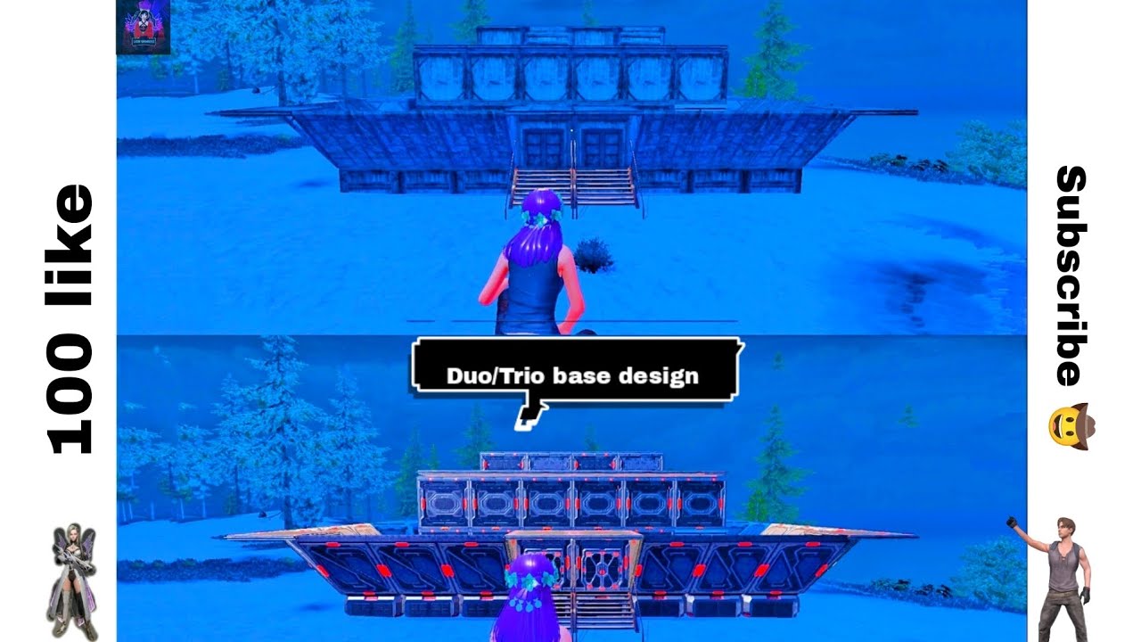 DUO Trio base design || LAST ISLAND OF SURVIVOR #lastislandofsurvivel #survival #ldrs #liosraid