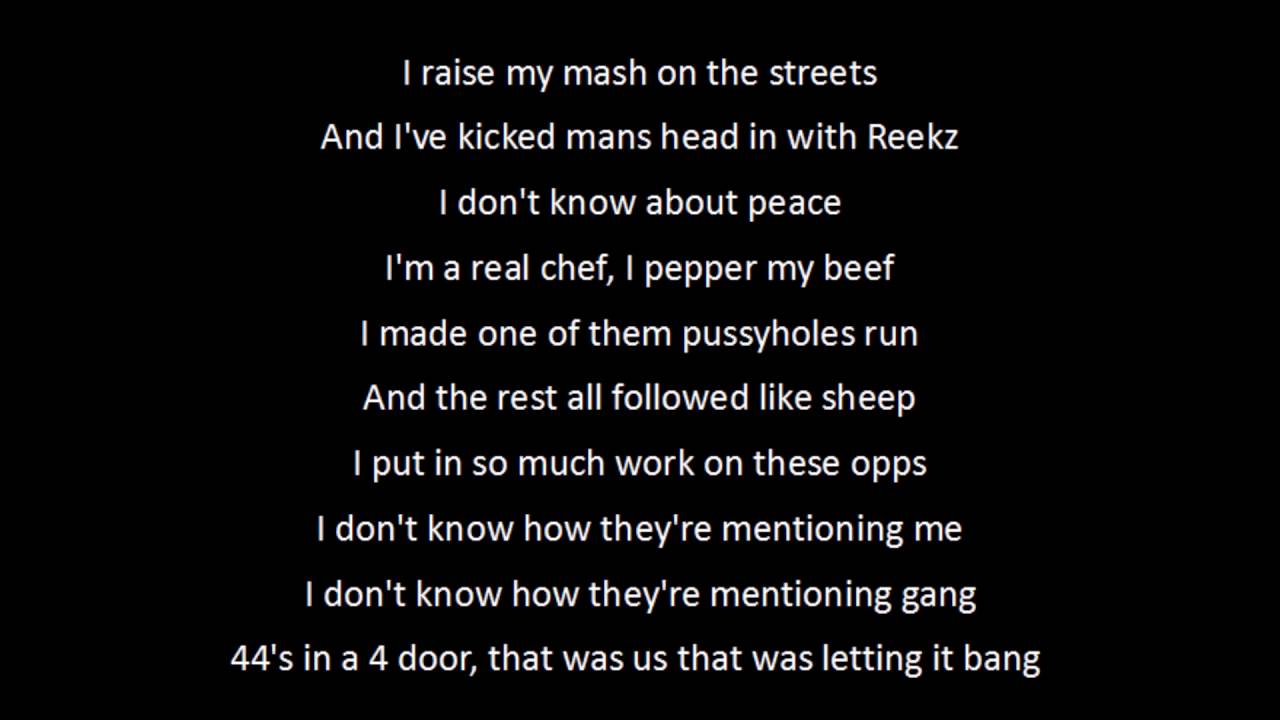Reekz MB Ft. LD (67) - No Face LYRICS