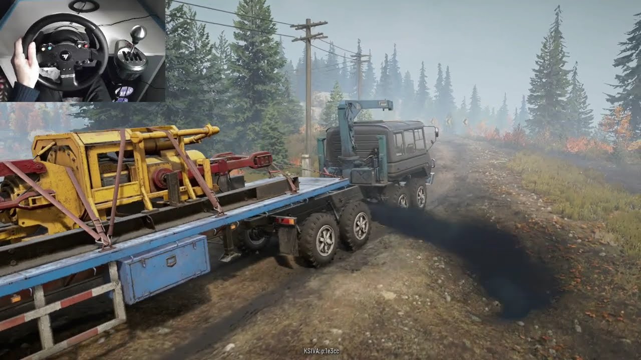 Building an Oil Rig in SnowRunner | Thrustmaster TMX Gameplay