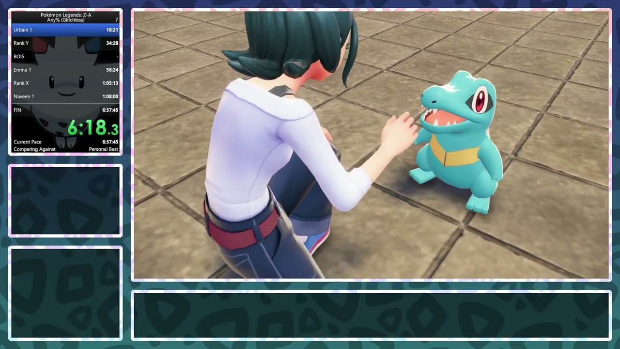 Pokémon Legends: Z-A - Any% Glitchless speedrun in 6:26:45 [Former WR, Current PB, Switch 2]