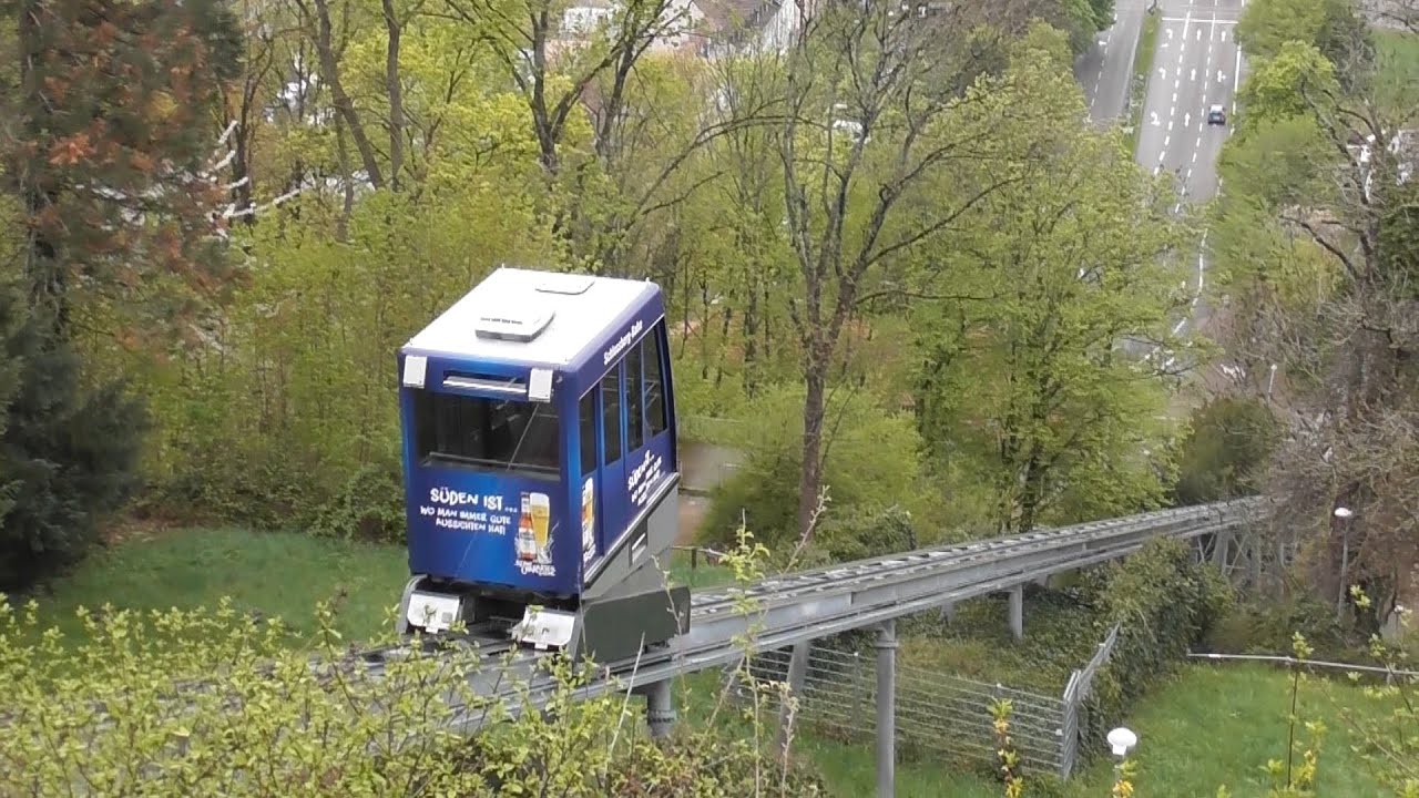 Die Schlossbergbahn in Freiburg