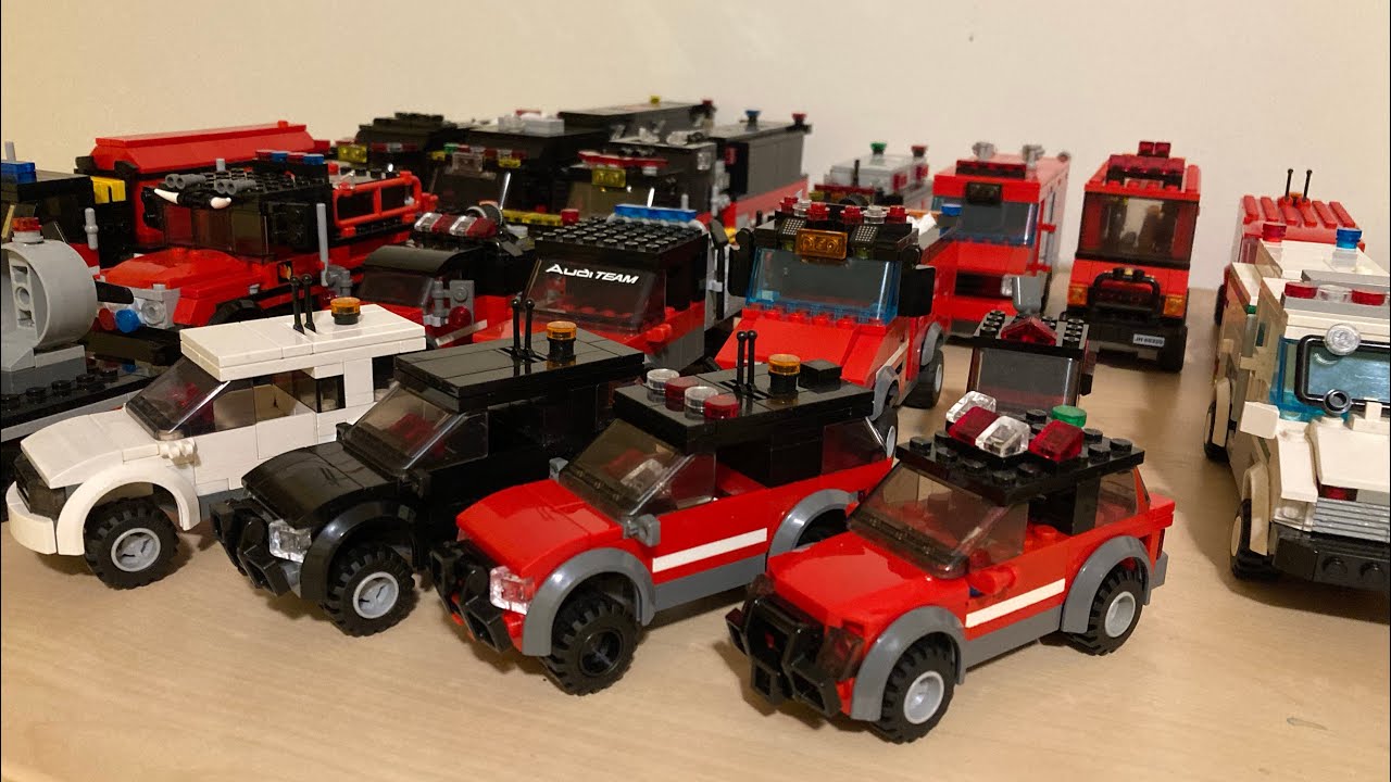 (20+ RIGS) LEGO Fire Department Fleet Review!