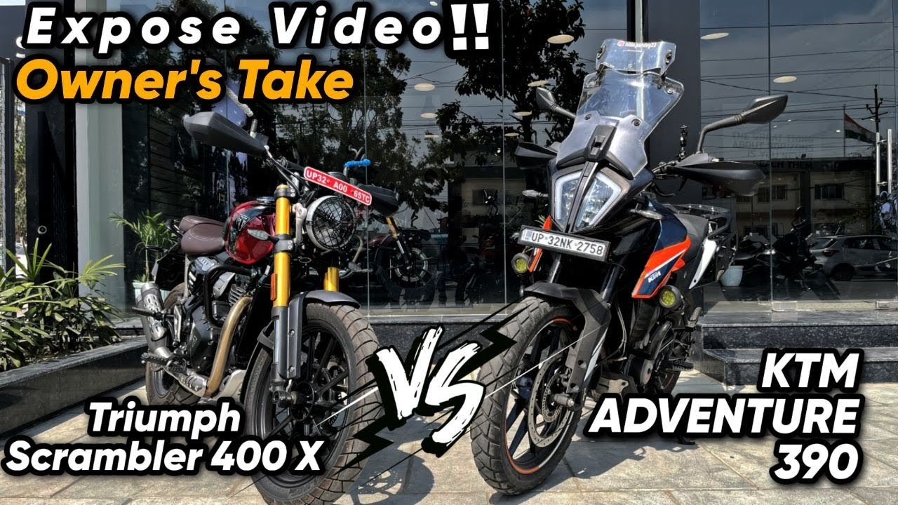 KTM Adventure 390 OWNER'S TAKE on Triumph Scrambler 400X | EXPOSED PROS & CONS of Both ADV's |