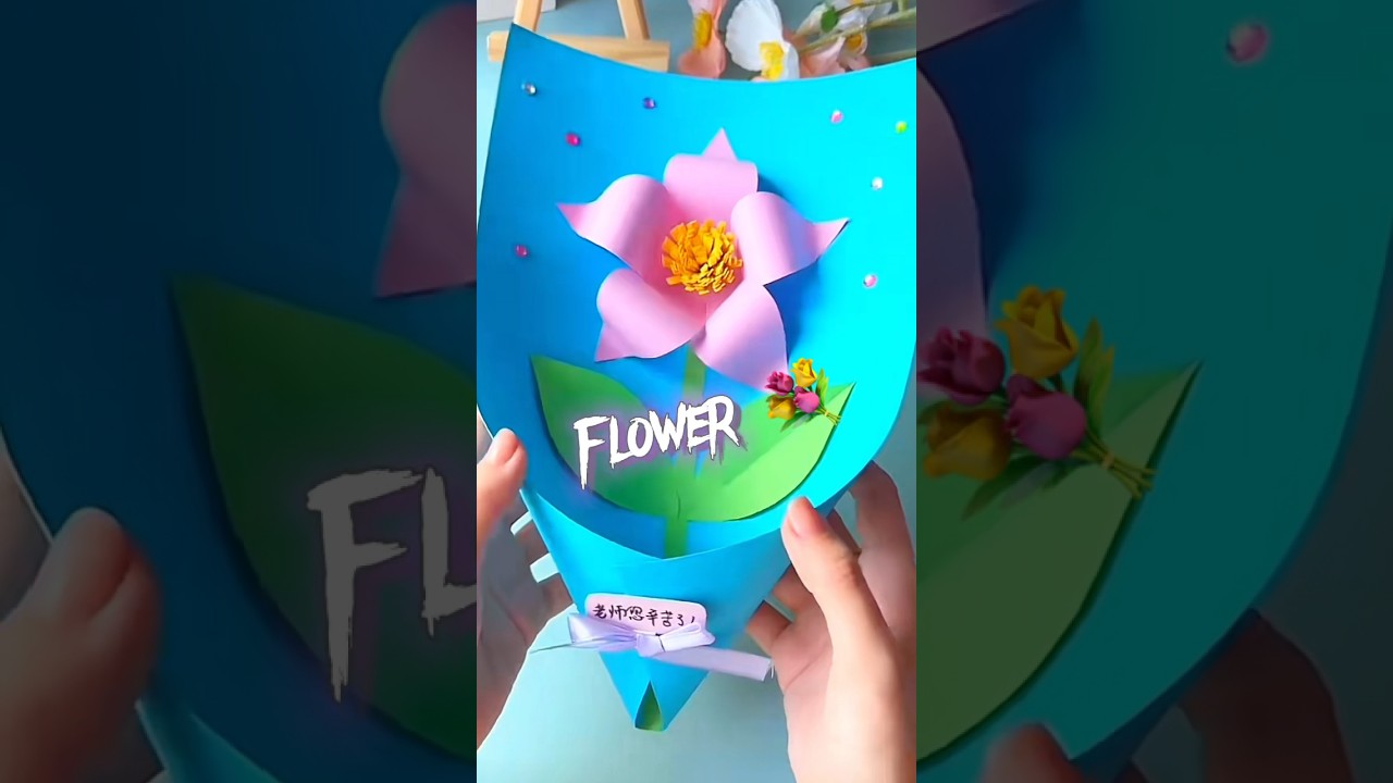 Making Flower 💐#craftforbeginners #youtubeshorts #shorts