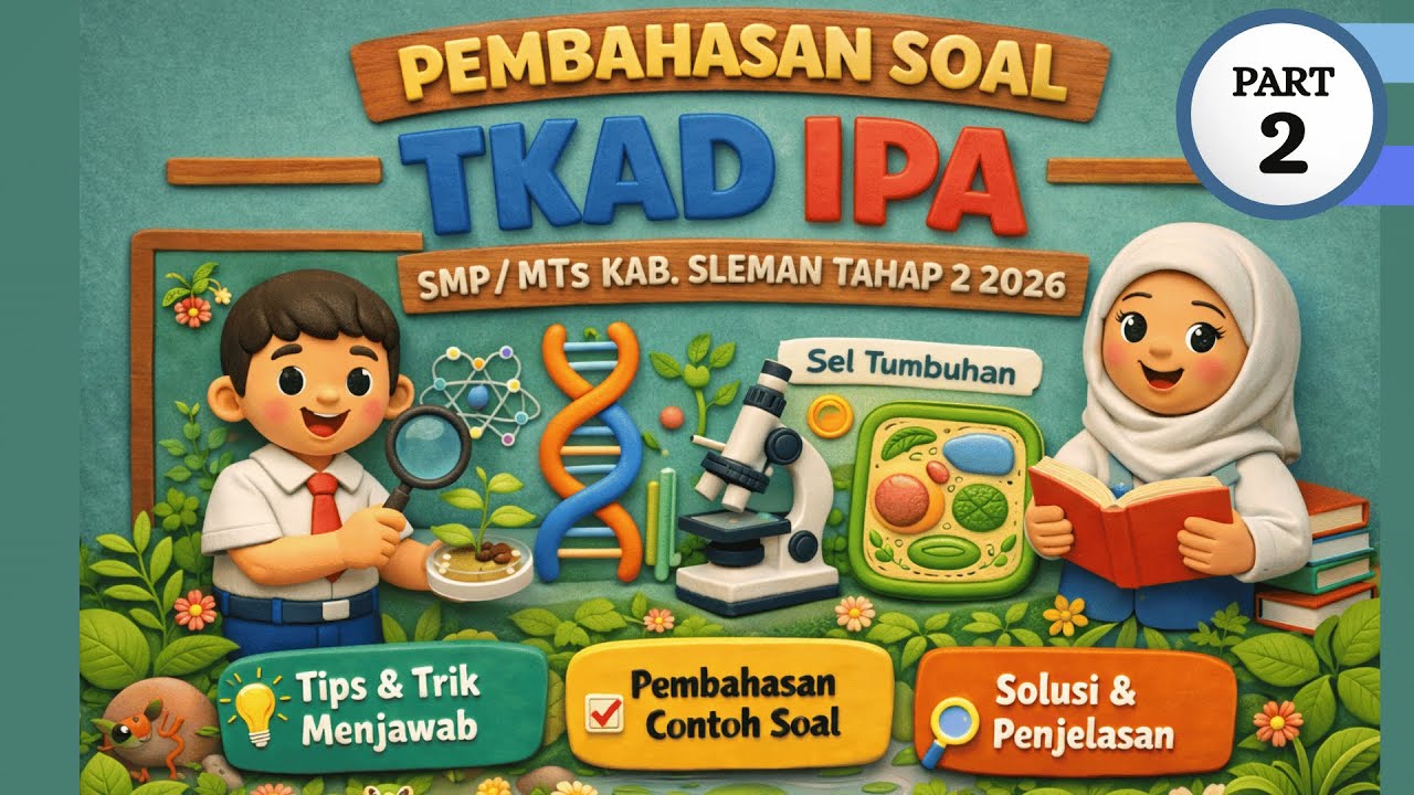 PEMBAHASAN SOAL PP TKAD IPA SLEMAN TAHAP 2 - PART 2