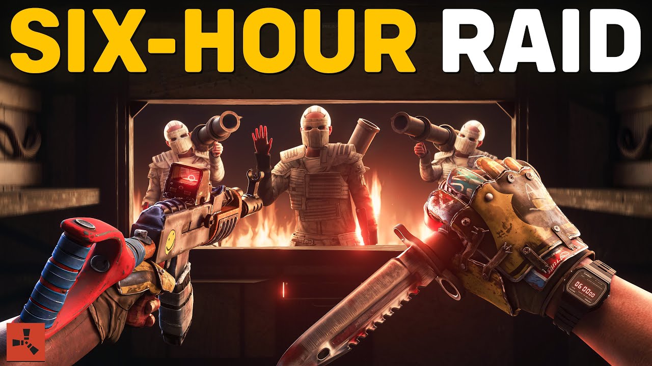The 6 Hour Raid Defense in Rust