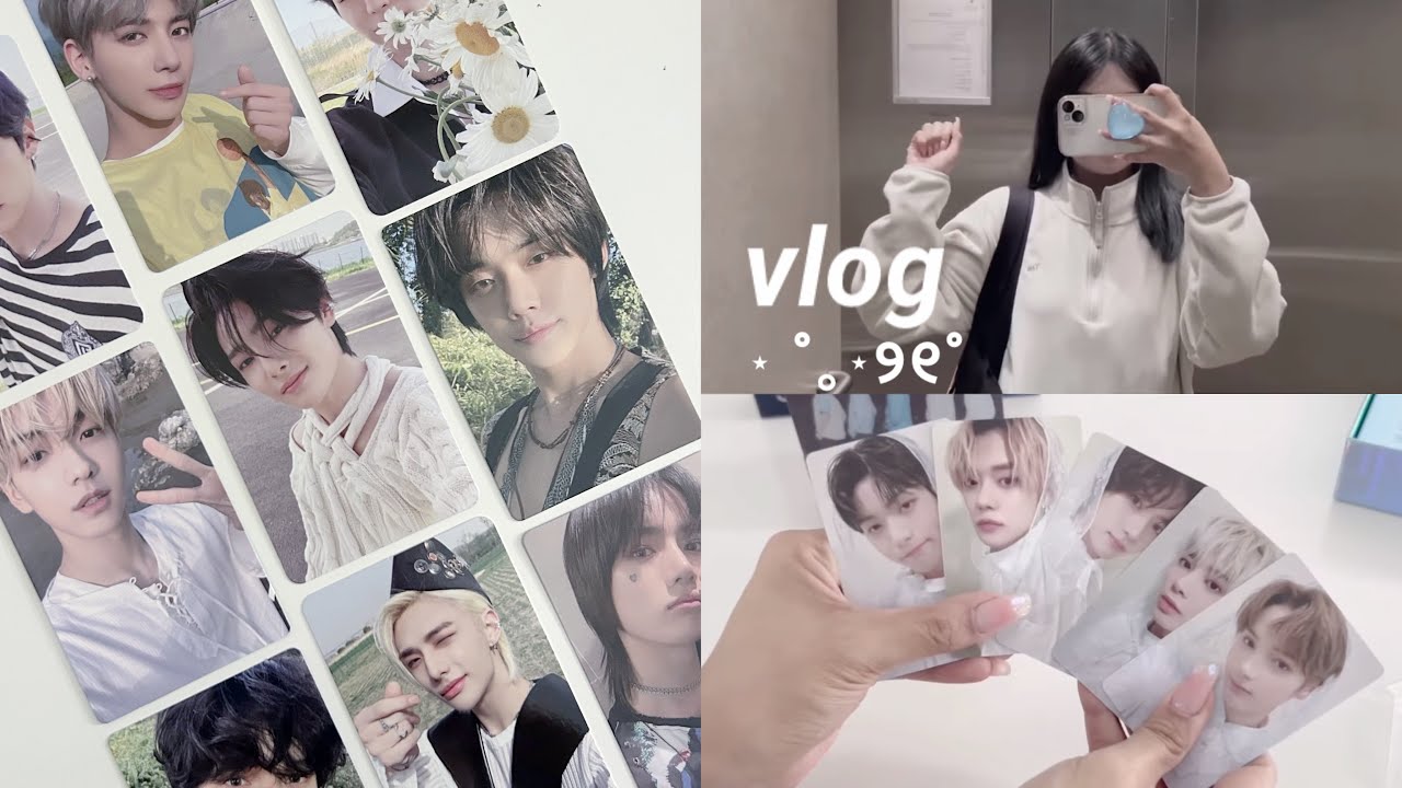 huge kpop haul and album pulls from LA ♡ vlog