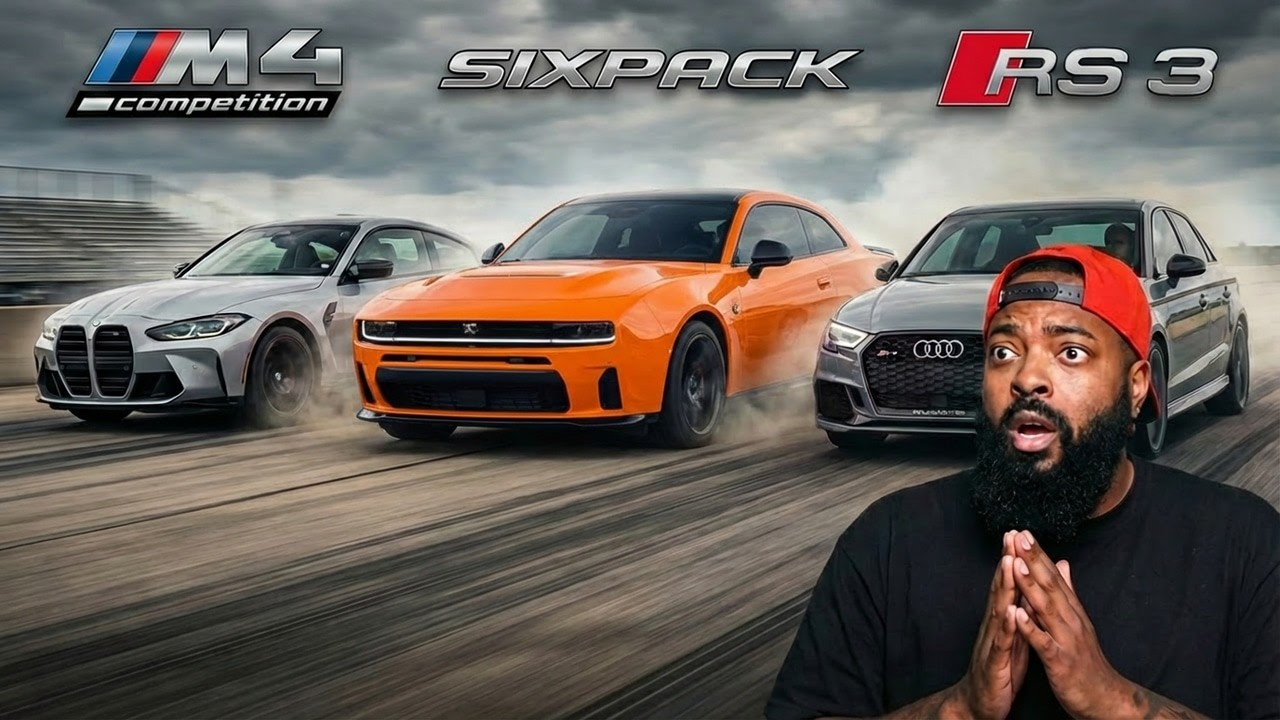 New Charger SIXPACK vs M4 Comp vs RS3‼️ Drag Race