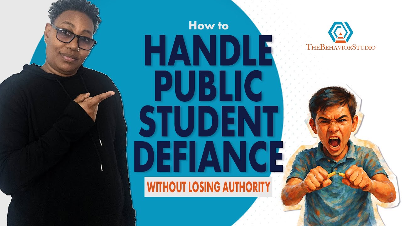 7 Steps to Handle Public Defiance in the Classroom Without Losing Authority | The Behavior Studio