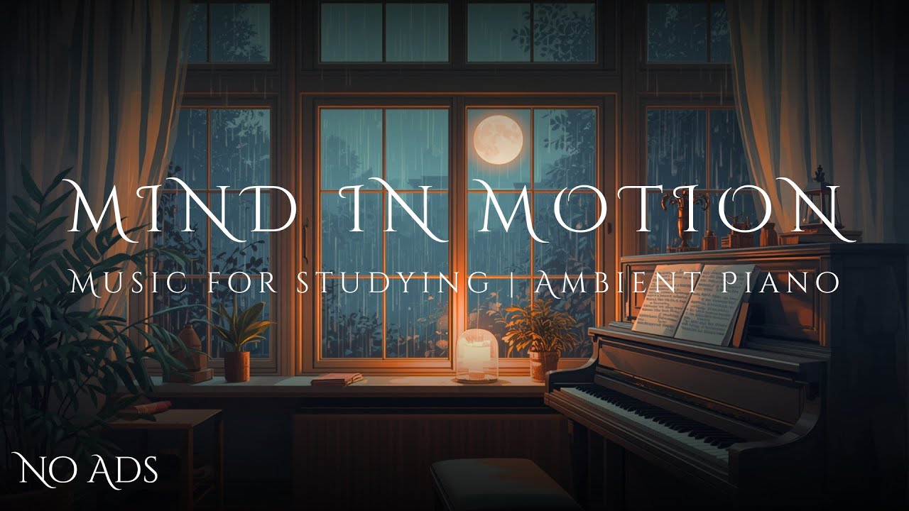 Deep Focus Music for Studying | Ambient Piano for Concentration (10 Hours)