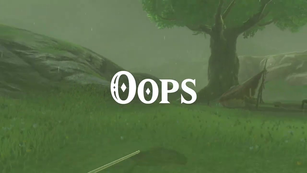 BotW funny clip: I did something careless