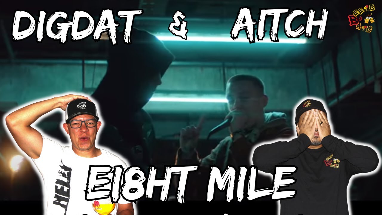 DIG ИЛИ HOMAGE EM?? | Реакция американцев на DigDat x Aitch - Ei8ht Mile