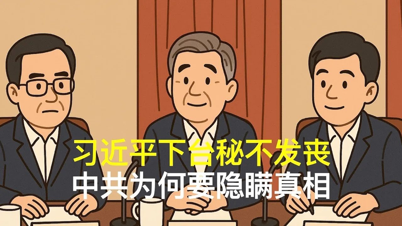 习近平下台秘不发丧，中共为何要隐瞒真相｜胡锦涛｜温家宝｜张又侠｜刘源｜汪洋｜胡春华｜党中央决策议事协调机构