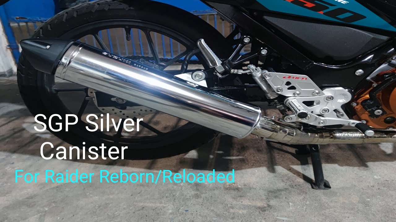 Raider 150 SGP Silver Canister (Suzuki Genuine Parts)
