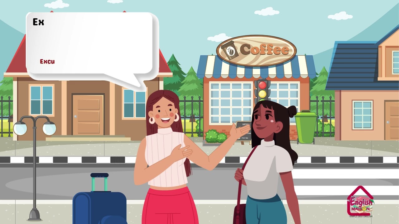 Learn English- French# Conversation series-Asking for directions🔥🔥⚡️⚡️