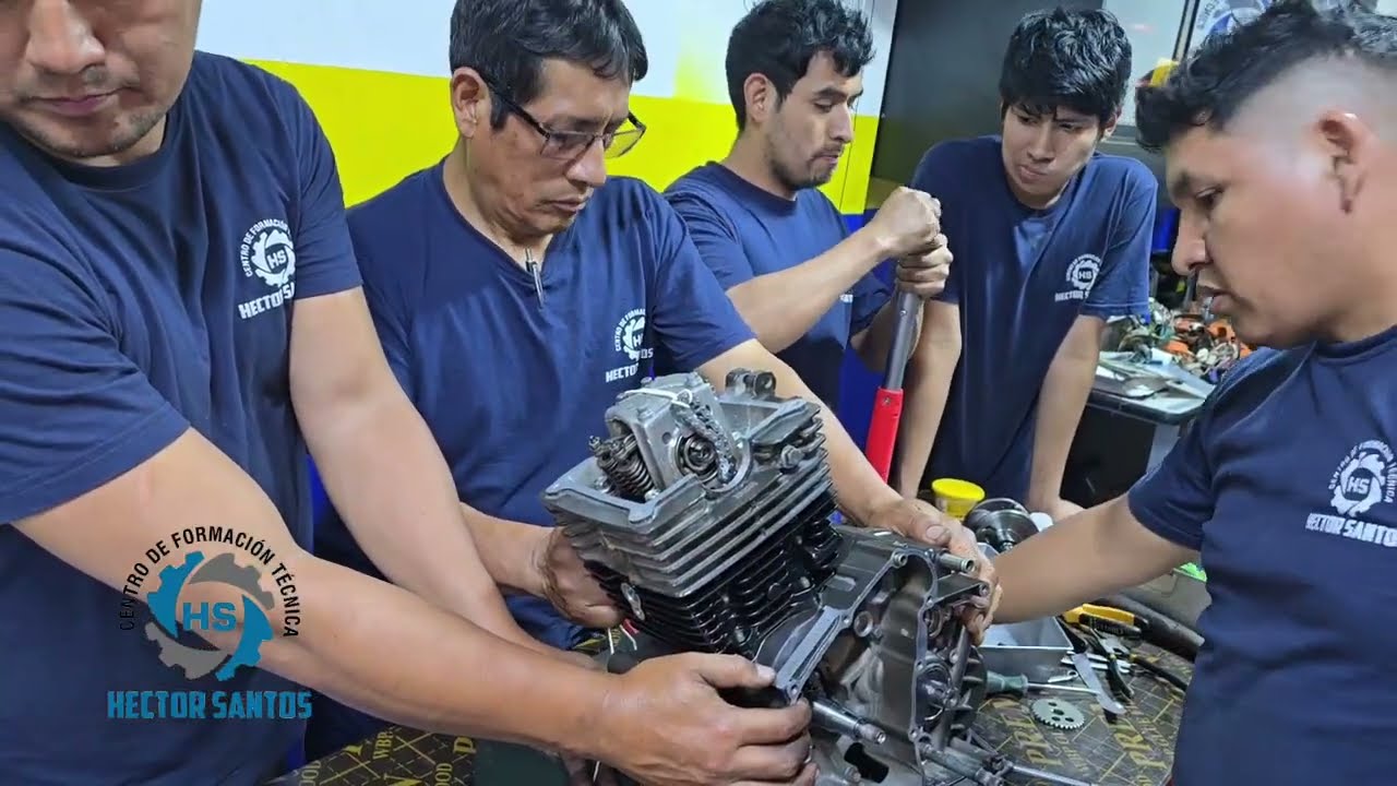 Armado del cilindro y culata Apache RTR 200cc