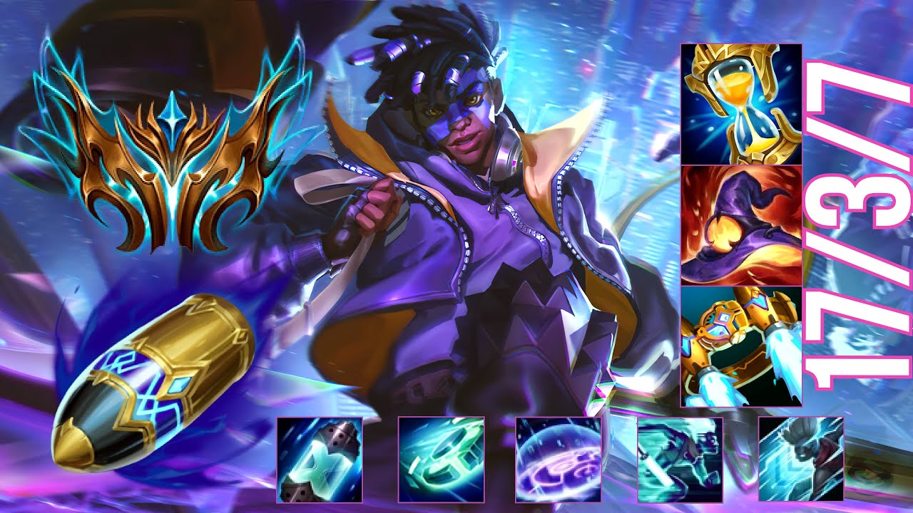 TOP 1 CHALLENGER Guides How to Play Ekko Jungle vs Diana & Carry + Best Build/Runes Season 12.22