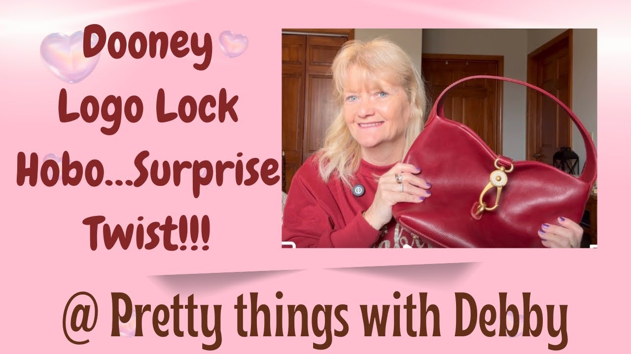 Dooney Logo Lock Hobo. Wait till you hear about the surprise!! 