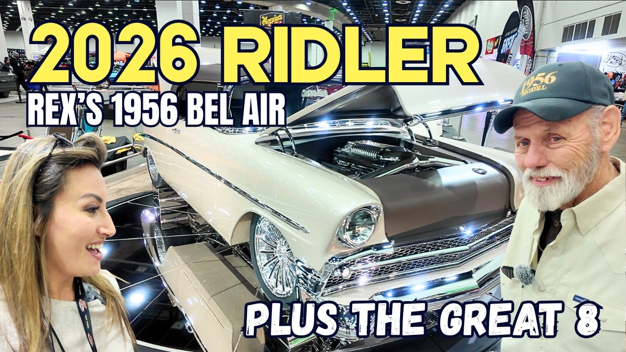 2026 RIDLER WINNER 1956 BEL AIR PLUS THE GREAT 8 AT DETROIT AUTORAMA